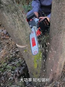MIGO 12" Brushless Chainsaw Cordless Electric Chain Saw Garden Pruning Saw Woodworking Power Tool Wood cutter machine Rechargeable chainsaw cutting machine Tree cutter machine