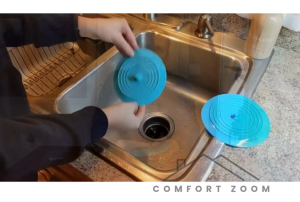 Silicone Bathtub Drain Stopper / Bath Tub Stoppers / Flat Suction Cover for Kitchen Bathroom and Laundry