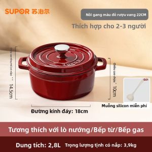 Supor | Nồi Hầm Nấu Chậm và Om Với Bếp Từ và Bếp Gas cho Gia Đình