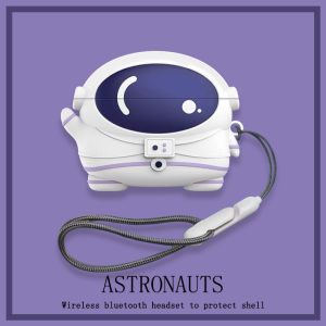 Panasonic Az80 Bluetooth Earphone Silicone Protective Case Anti-fall Soft Shell Creative Cute Cartoon Design Charging Case Box