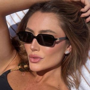 New Square Glasses Frame Fashion Sunglasses Retro Punk Sun Hip Hop Glasses