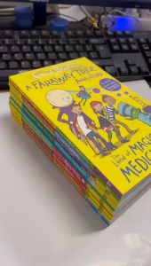 9PCS/Set Enid Blyton The Famous Five Adventures Children English Picture Book Detective Stories Adventures After-class libros