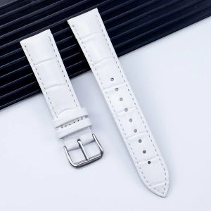 Genuine Leather Watchbands 12/14/16/18/20/22/24 mm Watch Band Strap Steel Pin buckle High Quality Wrist Belt Bracelet Correa