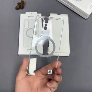 Samsung | Original Magnetic Case For Samsung Galaxy S25 Ultra Plus Wireless Charging Shockproof Clear Cover For Magsafe S25Ultra S25+ Case