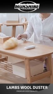 Kemoceng Bulu Domba Detailing Mobil Anti Debu & Perlengkapan Perawatan Tebal