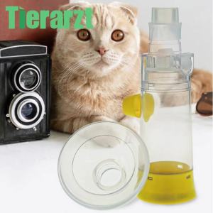 2025Aerosol Chamber Inhaler For Cats Dogs With Silicone And Low Resistance Inhalation Valve  Asthma Inhaler Spacer Portable