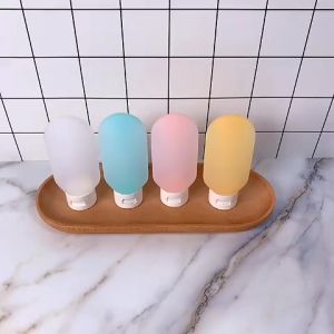 3PCS Lot Travel Refillable Bottle Set Lotion Shampoo Shower Gel Tube Empty Cosmetic Liquid Container