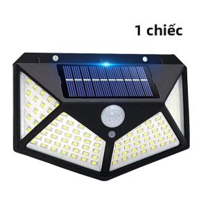 Đèn Năng Lượng Mặt Trời Ngoài Trời 100LED Cảm Biến Chuyển Động 3 Chế Độ 270 °   Góc Chiếu Sáng Đèn An Ninh ABS Chống Nước Cho Hàng Rào Sân Vườn Cửa Trước Hiên