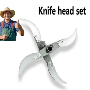 High-quality lawn mower blade set with rust-resistant stainless steel blades a versatile set perfect for farm needs