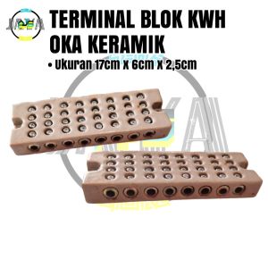 Terminal Blok Kwh 3Phase Oka Kramik Pk Kaca OKA TB 3 Phase
