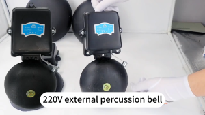 6/8/10/12 inch Electric Bell 220V AC Factory School Time Ring Bell Recess Break Automatic Ring Bell Industrial Timing Alarm Bell for Classroom Workshop Factory Automatic Timing Electric Ring Bell for School Class Break Time Reminder