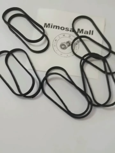 Mimosa 10 PCS Cylinder Head Gasket Oval Ring for 170F 173F Aircooled Diesel Engine 5HP 7HP 10HP 12HP 16HP
