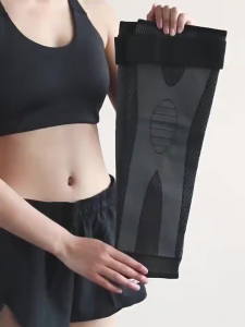 1 คู่ แผ่นรองเข่า รองรับหัวเข่าสำหรับกีฬา มีสายรัดต่อขยาย อบอุ่นกันลื่น ขาเย็น / โรคข้ออักเสบ ป้องกันหัวเข่า ส่งจากไทย