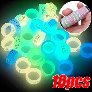 10pcs Silicone chống trượt đa vòng tròn ban nhạc cao su cho kẹp xe đạp Cần câu tay cầm của vợt quần vợt Grip trang trí mát mẻ Đồ Câu Cá