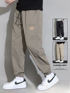 ROMON | Romon Mens Casual Pants Elastic Workwear Trousers Autumn Winter New Style Loose Fit Sports Long Trousers Youthful Energy