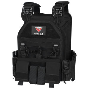 ARTEX CAMO Light Weight Quick Release Combat Plate Carrier 1000D Nylon Molle Chaleco Tactico Tactical Vest Hunting