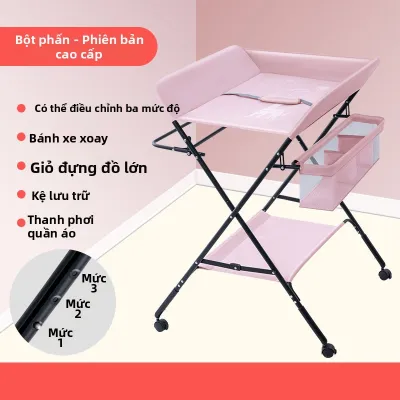 Giường Chăm Sóc Bé Gấp Được Bàn Thay Tã
