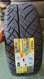 235/50R18 265/45R18 225/55R17 245/45R18 [ราคา2/4เส้น] ยางขอบ17 ยางขอบ18 ราคาพิเศษ NAZZ รุ่น SPORT AS2 ใหม่2025 ตัวหนังสือสีเหลือง แถมจุกลมอย่างดี ซื้อ4เส้นแถมเกจ์วัดลม