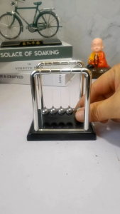 Cradle Balance Steel Ball Teaching Supplies Physics Science Pendulum Desktop Toys Stress Relief Gifts Home Decoration