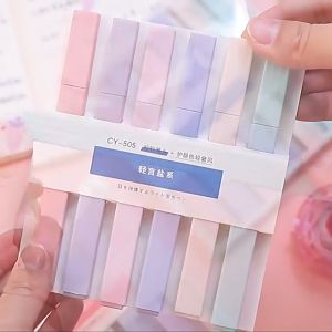 Set 6 bút highlight tông màu dễ thương dùng để take note ghi chú học tập