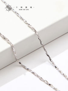 SHISHANGMEIDI | Fashionable Box Chain Mens Necklace 925 Silver