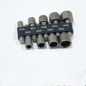 9-14 pieces/set of hexagonal socket batch head set nozzle nut screwdriver set drill bit set tool socket