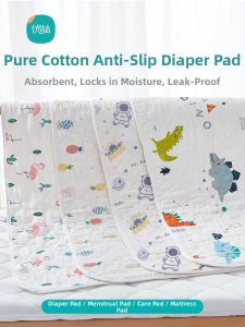 YOUMENG | Waterproof Breathable Washable Cotton Diaper Pad Extra Large