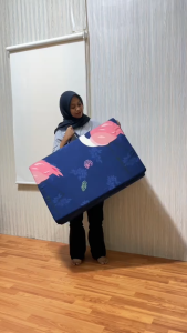 KASUR BUSA ORIGINAL UK 80x200x5cm / MATRAS LIPAT FULL BUSA / KASUR LIPAT ANAK PONDOK PESANTRE