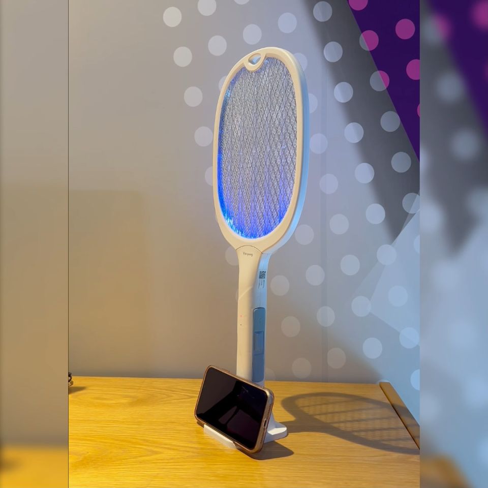 Vợt muỗi tự động kiêm Đèn bắt muỗi 2 trong 1 tự động sạc điện vợt bắt muỗi thông minh. Pin 1200 mAh Bảo Hành 12 tháng