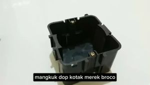 Mangkuk DOP Broco Kotak Hitam Tedus Listrik Inbow