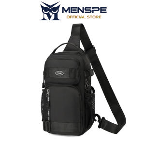 MENSPE Fashion Chest Bag Causal Cross-Body Bag Mens Waterproof Shoulder Bag Sports Bag Large Capacity Messenger Bag Outdoor Fitness Bag Travel Bag Business Bag For Men