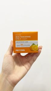 Kem Dưỡng Ẩm Prettyskin The Pure Jeju Tangerine Vita C Cream 52ml Chính Hãng - Kem Dưỡng Trắng Da Hàn Quốc Cao Cấp