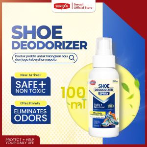 Parfum Sepatu Anti Bakteri - Spray Penghilang Bau Kaos Kaki dan Sepatu - KLINXY SHOE DEODORIZER SPRAY