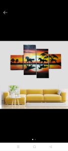 Lukisan Hiasan Dinding Rumah Motif Kuda