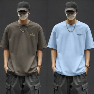 TUCANO | Heavyweight Pure Cotton Stylish Summer Grey T-Shirt