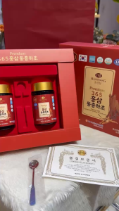 Cao hồng sâm đông trùng hạ thảo 365 Korean Red Gíneng & Cordyceps Gold ( hộp 2 lọ )