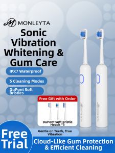 MONLEYTA | Automatic Sonic Vibration Electric Toothbrush for Children