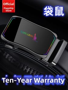 Kangaroo | Automatic Buckle Kangaroo Leather Belt Men Casual