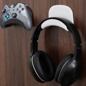 Universal Gaming Headphone Stand Wall Mount Hanger Adhesive Headset Holder