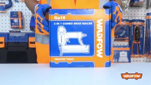 Wadfow by Winland 2 in 1 Combo Air Brad Nailer Gun Ga18 with Oil Bottle & 2 Hex Keys [WBN2540] WAD-HT