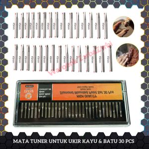 MATA MESIN BOR INTAN MINI TUNER DIE DREMEL DEREMEL GERINDA GURINDA GRINDER GRINDA UNTUK GRAFIR PELUBANG UKIR KAYU KACA PLASTIK AKRILIK ACRILIC ACRILIK PVC BATU INTAN KECIL MINI DRILL TUNER DIAMOND MOUNTED POINTER DIE SET 30PCS 30 PCS BATANG AS 3MM 3 MM