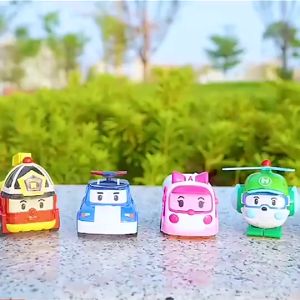Wonderful Toys Deformation Robot Toys Car Transform Car Police Car Cartoon Model Baby Vehicles Toy for Kids Boy