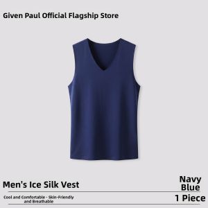 JIFANPAUL | New Thin Sleeveless Vest for Men Summer Base Layer Gym Sports