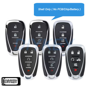 3/4/5/6 Buttons Case Smart Remote Car Key Fob Shell Cover for Chevrolet Cruze Malibu Camaro Equinox HYQ4AA HYQ4EA HYQ4AS HYQ4ES