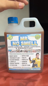 ODOR CONTROL MR No Smell 1 LITER Anti Langaw Oder Control Disinfectant Environmental Friendly With Sprayer