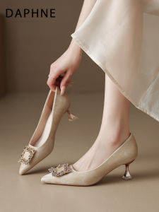 Daphne | Pointed Shallow High Heel Shoes