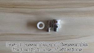 Đầu Nối Nhanh Máy Rửa Áp Lực Bằng Thép Không Gỉ 3/8 Inch Khớp Nối Nhanh Đực Và Cái Phụ Kiện Súng Phun Nước Cho Máy Rửa Áp Lực