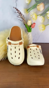 Two wear Mens Fashion Summer Slipper Thick insole Rubber Slipper A10#