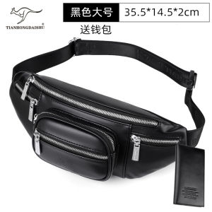 Túi Đeo Hông Nam Da Thường Ngày Túi Đeo Vai Đơn Túi Đeo Ngực Ngoài Trời Túi Da Bò Mới 2025 Túi Đeo Vai Nhỏ Túi Đeo Hông