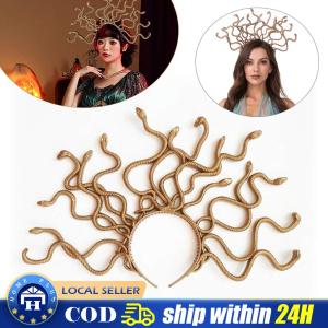 Head Hoop Creative  Medusa Headband Medusa Snake Costume Headband Medusa Headpiece Halloween Cosplay Party Masquerade Party